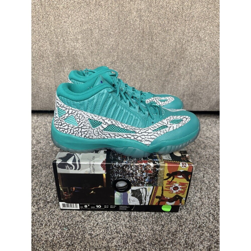 Nike Air Jordan 11 Retro IE Low Rio Teal Size 8.5 Men's